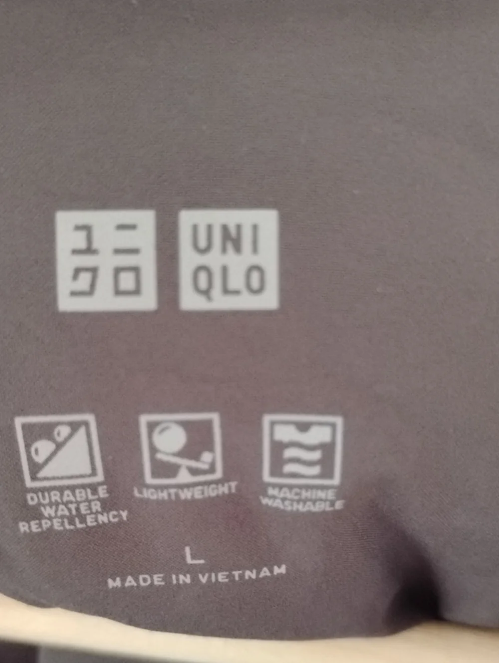 Uniqlo Black Hooded Performance Jacket